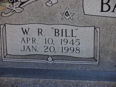 W R Bill” Barnard 1945 1998 Find A Grave Memorial