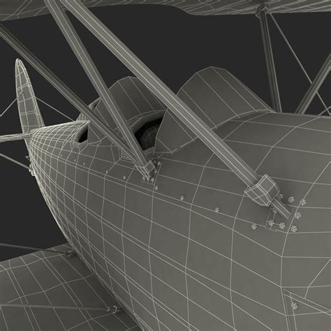 Ww1 Biplane 3d Model