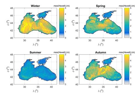 Spatial Variation Of The Maximum Significant Wave Height Of Swell Waves