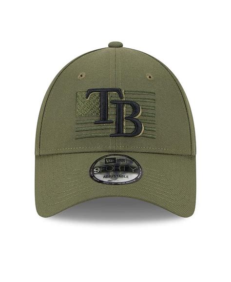 New Era Mens Green Tampa Bay Rays 2023 Armed Forces Day 9forty