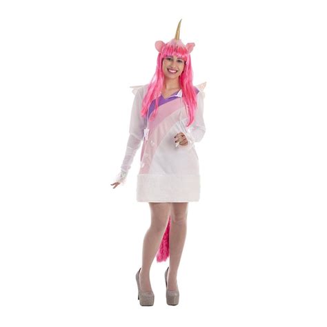 Disfraz Rosa De Unicornio Con Alas Y Cola Para Mujer MiDisfraz