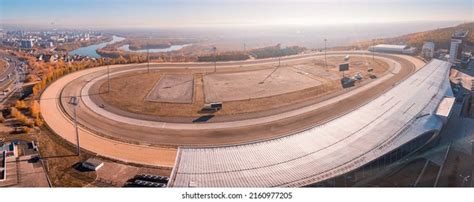 Panoramic Aerial View Racetrack Where Horse Stock Photo 2160977205 | Shutterstock