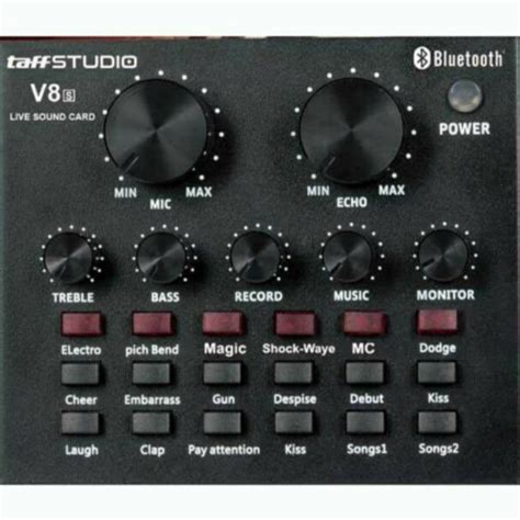 Jual Sound Card V S Bluetooth Taff Studio Audio Recording Original