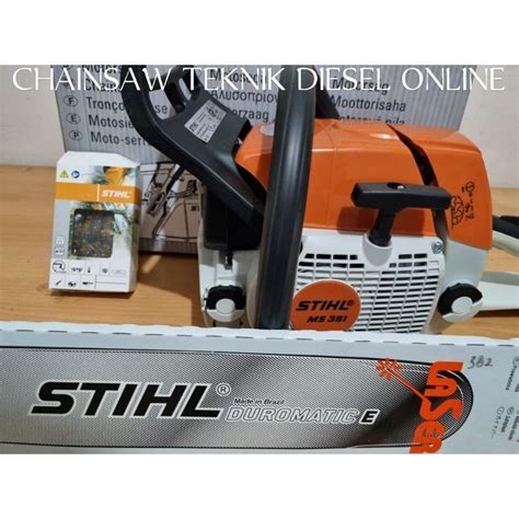 Jual Chainsaw Senso Gergaji Mesin Kayu Stihl Ms381 Bar 25 Inch 72 2cc