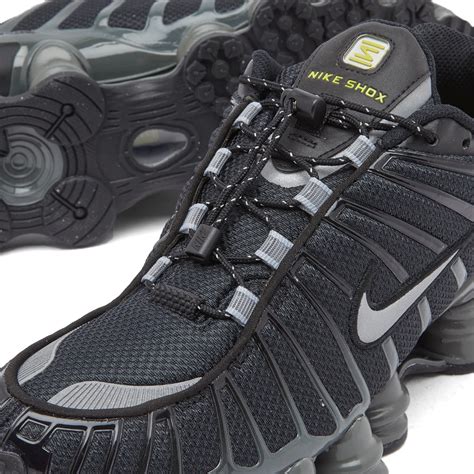 Nike W Shox Tl Black Metallic Silver And Iron Grey End Kr