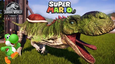 New Mod Super Mario Yoshi 🦕 In Jurassic World Evolution Vs The Pikachu