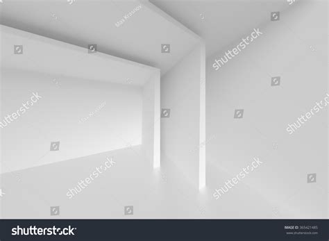 3d White Empty Room Modern Architecture 库存插图 365421485 Shutterstock