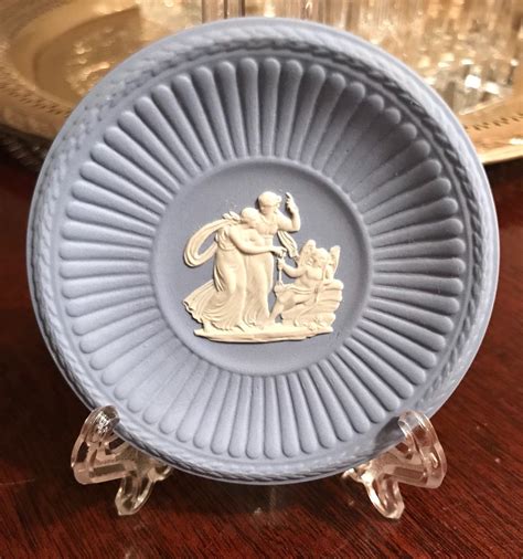 Wedgwood Blue Jasperware Pin Dish Compotier Etsy Jasperware