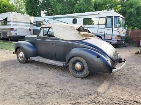 Solid Project 1940 Ford De Luxe Convertible Barn Finds