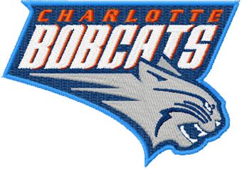 Charlotte Bobcats Logo embroidery design