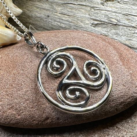 Orkney Celtic Spiral Necklace – Celtic Crystal Design Jewelry