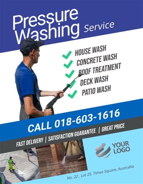 Copy Of Pressure Washing Service Flyer Ads Postermywall