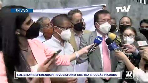 Tvv Noticias On Twitter 25may La Comisión Nacional Promotora Del Referéndum Revocatorio