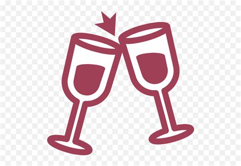 Cheers Glasses Graphic Emoji Picmonkey Graphics Wine Glass Pngcheers