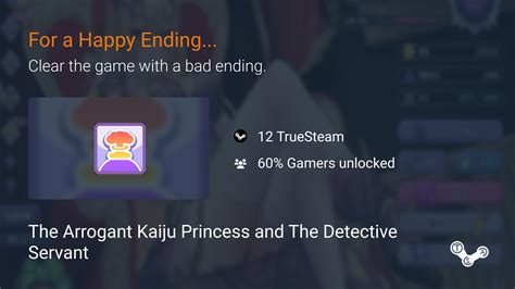 For A Happy Ending Achievement In The Arrogant Kaiju Princess And