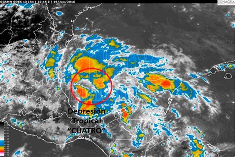 Hoy Tamaulipas Se Forma Depresion Tropical 4 En El Golfo De Mexico