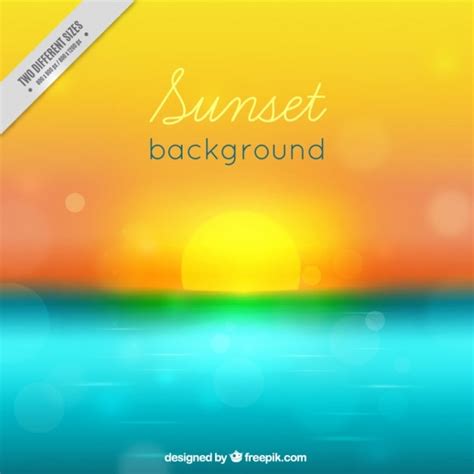 Diseño de fondo de puesta de sol Vector Gratis