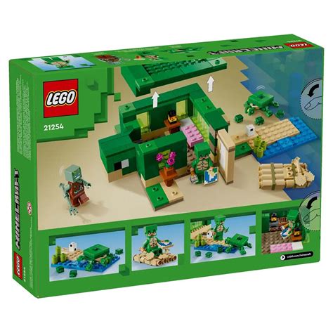 Minecraft Lego The Turtle Beach House 21254 Toys And Gadgets Zing Pop Culture