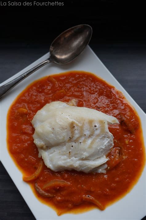 Dos De Cabillaud Au Curry Tomates Et Lait De Coco La Salsa Des