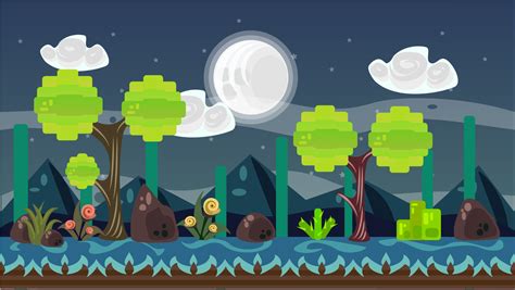 2d Vector Game Background 9 Gamedev Market