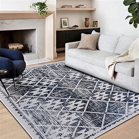 Leesentec Area Rugs 35 For Living Room Bedroom Dining Room Non Slip