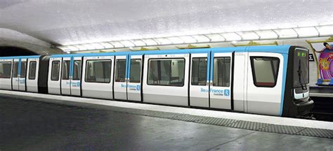 Mp Rolling Stock For Line Of The Paris Metro Begins Dynamic