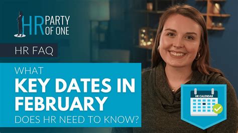 What Key Dates In February Does Hr Need To Know Youtube