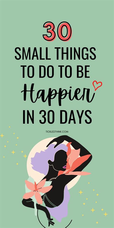 How To Be Happy 30 Day Happiness Challenge Artofit