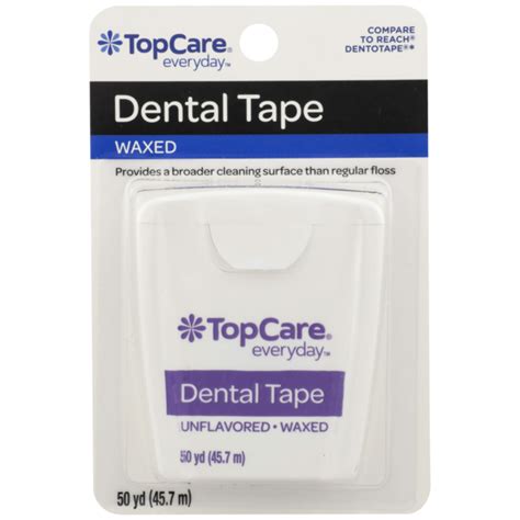 TopCare Waxed Unflavored Dental Tape | Hy-Vee Aisles Online Grocery ...