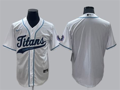 Titans Baseball Style Jersey Football Fanzone