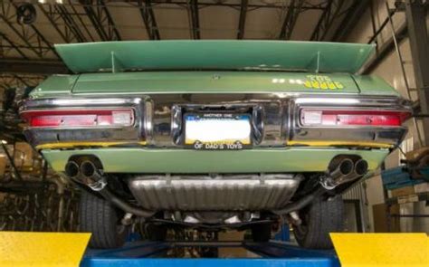 1970 1971 Gto Valance Exit 25 Inch Crossmember Back Exhaust System