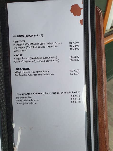 Menu Em Bodeg O Da Serra Restaurante Urubici