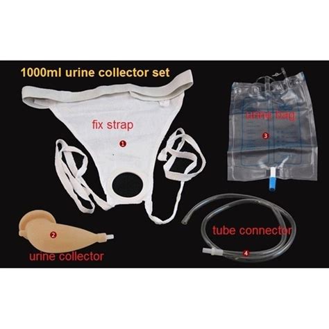 Buy Male Urine Bag Urine Collection Set Breathable Urinal Spill Proof Bag For Urine Incontinence