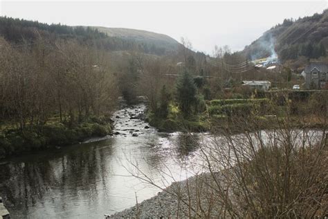 Afon Lledr And Afon Cwm Penamnem Richard Hoare Geograph Britain