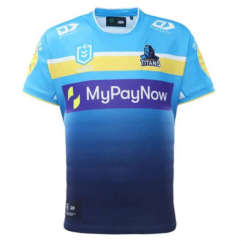 Gold Coast Titans 2023 Mens Replica Home Jersey Nrl Shop