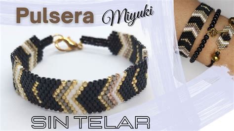 Cómo Hacer Pulseras de Miyuki Sin Telar YouTube