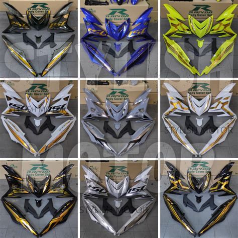 Yamaha Y Zr V V Chrome Sticker Hijau Lumut Rapido Body Cover Set