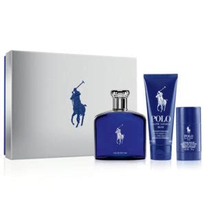 RALPH LAUREN POLO BLUE EDT 3 PCS GIFT SET FOR MEN - FragranceCart.com