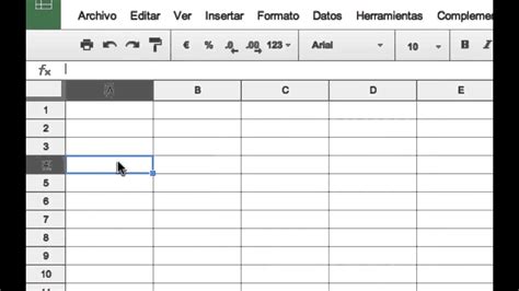 Como A Adir Columnas O Filas En Google Hojas De C Lculo Youtube