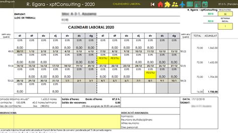 Software De Gestión De Horarios Y Control De La Jornada De Trabajo En