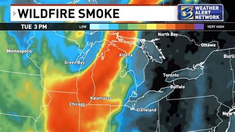 Smell that? Smoke from fires in Canada covers West Michigan