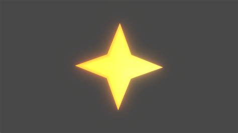 4 Point Star Download Free 3d Model By Yessica Servin Dominguez