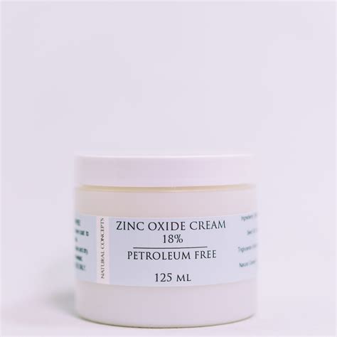 Zinc Oxide Cream 18% | Natural Concepts