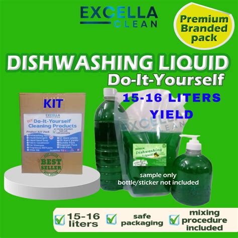 Premium BRANDED DIY Dishwashing Liquid KIT 15 16 Liters Yield Lazada PH