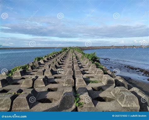 Pelabuhan ratu Beach stock photo. Image of beach, pelabuhan - 263721832