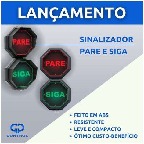 Semáforo Led Sinalizador SF 102 GP Control Mister Seg