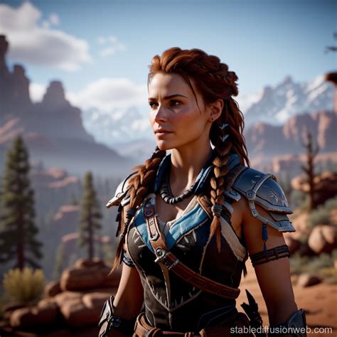 Horizon Zero Dawn S Alloy Character Stable Diffusion Online