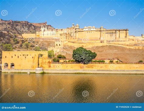 Amer Fort In Jaipur Stock Photo Image Of Architecture 71053524