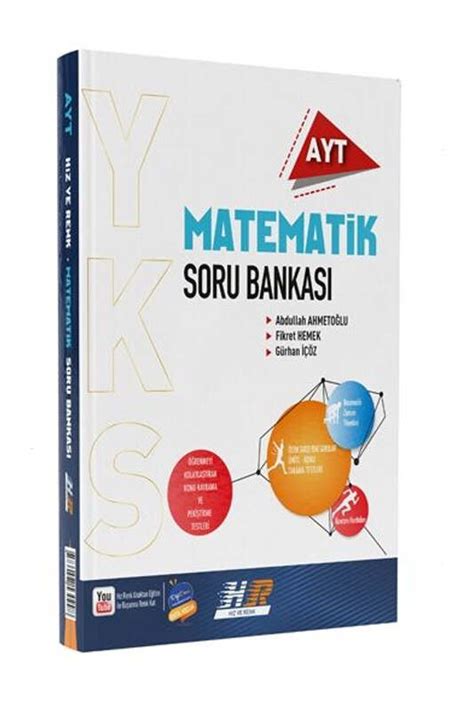 Hız ve Renk Yayınları 2024 AYT Matematik Soru Bankası Hız ve Renk