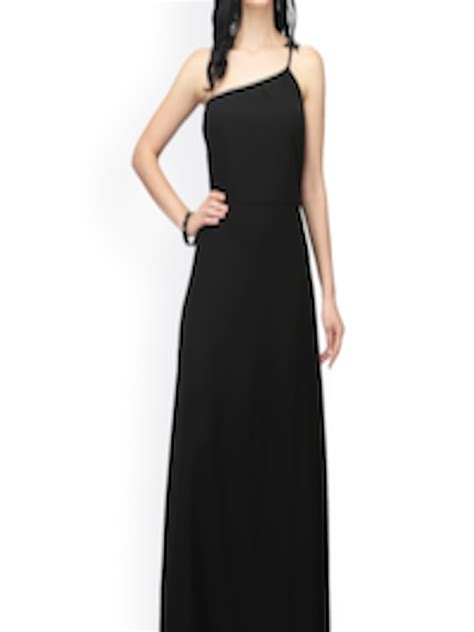 Buy Eavan Women Black Solid Maxi Dress Dresses For Women 2076786 Myntra